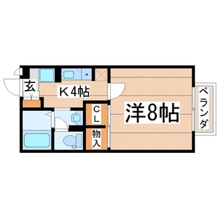 コンフォートASAKA【2階】の間取り