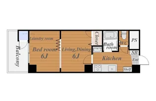 Brot heim(ブロートハイム)【7階】の間取り