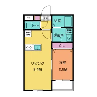 (仮称)ワンズテラス長久手山野田【2階】の間取り