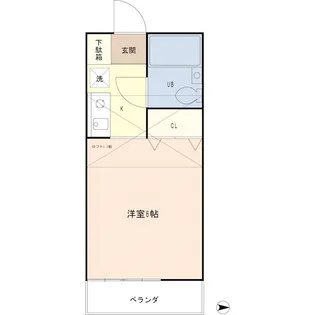 アネックス戸田11期【1階】の間取り