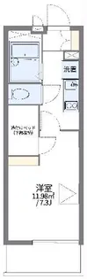 レオパレストトロ【3階】の間取り