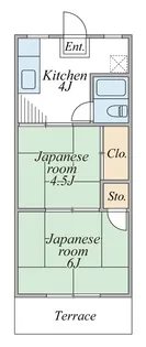 HMT港南【2階】の間取り