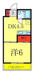 シティハイム【2階】の間取り