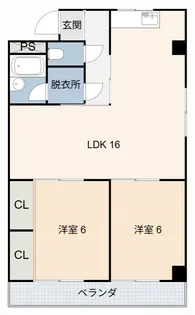 グランドビル永吉【1階】の間取り
