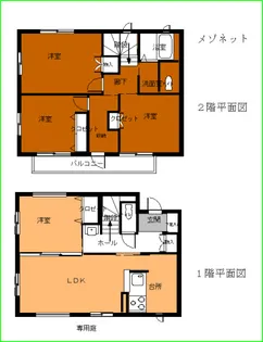 広島県広島市西区己斐上3【一戸建】の間取り