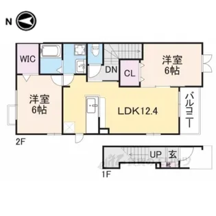 ジュピター【2階】の間取り
