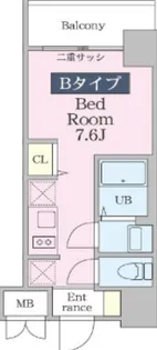 ファインプレイス川崎【12階】の間取り