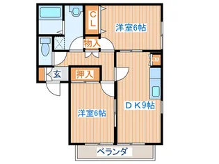 メイハウス【1階】の間取り