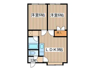 エンジェルタウン【2階】の間取り