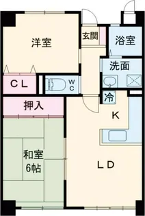 ユートピアタウンII【1階】の間取り