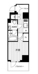 ハーモニーレジデンス田町♯002【8階】の間取り