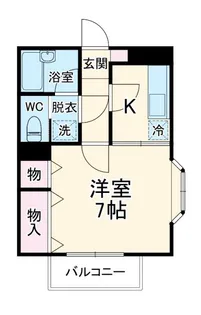 スカイハーモニー壱番館【2階】の間取り