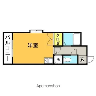 クレアトール百道【7階】の間取り