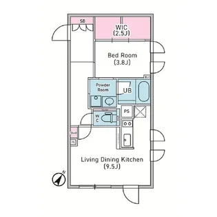 デュオメゾン渋谷松濤【2階】の間取り