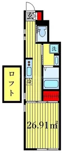 HayaMa ap 北千住【2階】の間取り