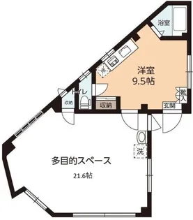 シャトル小茂根【1階】の間取り