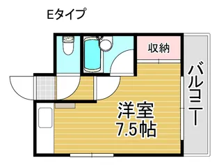 OLIVE御崎【7階】の間取り