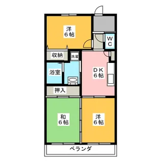 キャロットハウス神田町【2階】の間取り