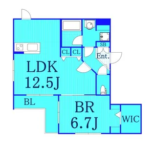 グランディール日吉【2階】の間取り