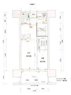 グランフォーレ博多駅東スタイル【7階】の間取り