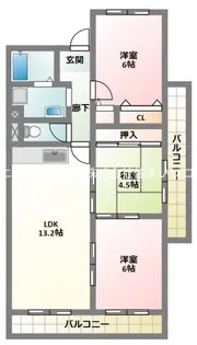 カサグランデ【5階】の間取り