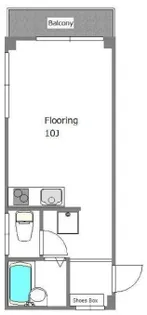 ワイズカーサ池尻大橋【3階】の間取り
