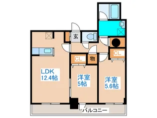 アルファタワ-札幌南4条【14階】の間取り