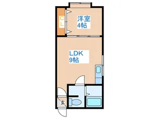 ア-クコ-ト二十四軒【2階】の間取り