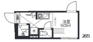 クレシェンド学芸大学【2階】の間取り