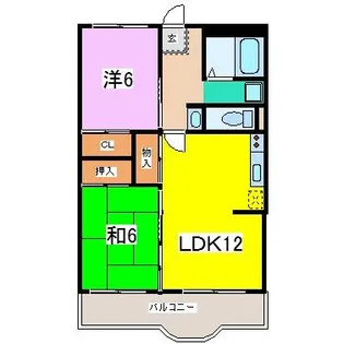ブルーム【1階】の間取り