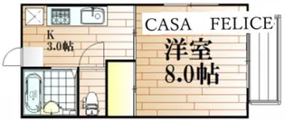 エレガントライフ【2階】の間取り