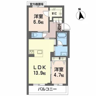 シャーメゾン加納神明【3階】の間取り
