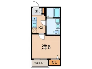 マメゾン二葉【2階】の間取り