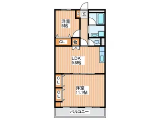 ルミエール【3階】の間取り