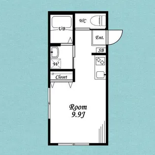 シャルム追浜【1階】の間取り