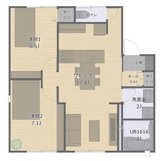 ピロティーA【1階】の間取り