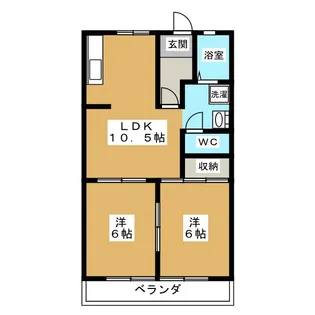 サンパレス90【2階】の間取り