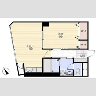 ロイヤル礎【8階】の間取り