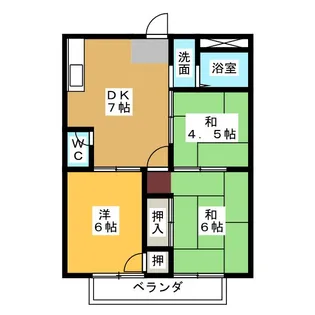 メゾンM2【2階】の間取り