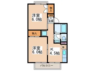 コ-ポゆめの樹【2階】の間取り