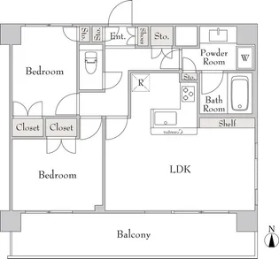BluRock秋葉原【11階】の間取り