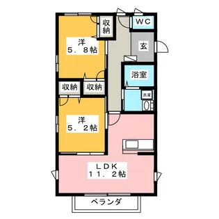 Noble・Heim【2階】の間取り