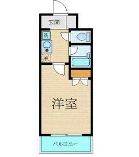 プレールカテリーナ代田橋【6階】の間取り