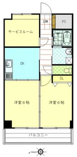 リバストーン神大寺VII【3階】の間取り