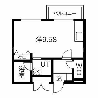 ミラネーゼ大谷地【2階】の間取り