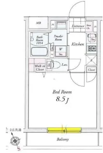 ルネサンスコート三軒茶屋WEST【4階】の間取り