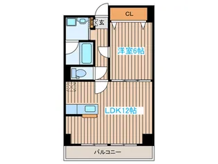 サークル10ビル【4階】の間取り
