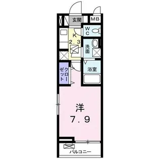 オリヴィエ【1階】の間取り