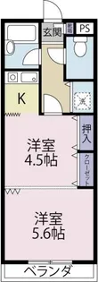 パークコート常三島【4階】の間取り
