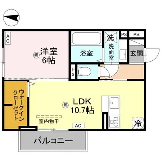 D-Regalo日光N【3階】の間取り